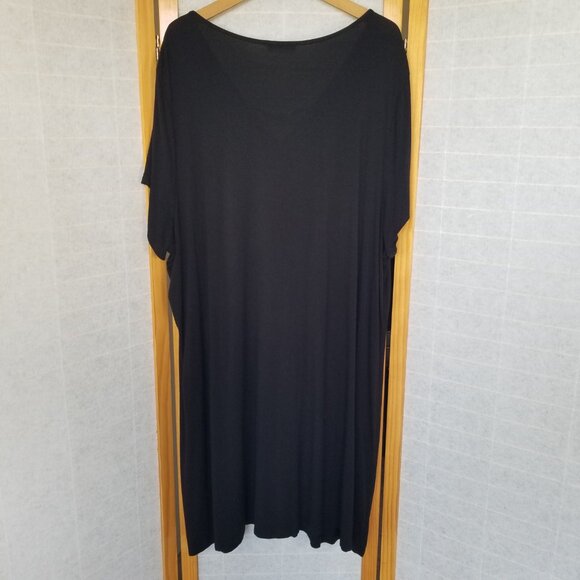 Calvin Klein Leveled Up Lace Up Swim Cover Black Size 2X - Picture 8 of 9